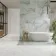 Scarlet Blue Onyx Marble Effect Polished Porcelain Tile