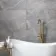 Tuscan Dark Grey Embossed Decor Stone Effect Matt Ceramic Wall Tile