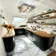 Calacatta Blue Marble Effect Polished Porcelain Floor Tile