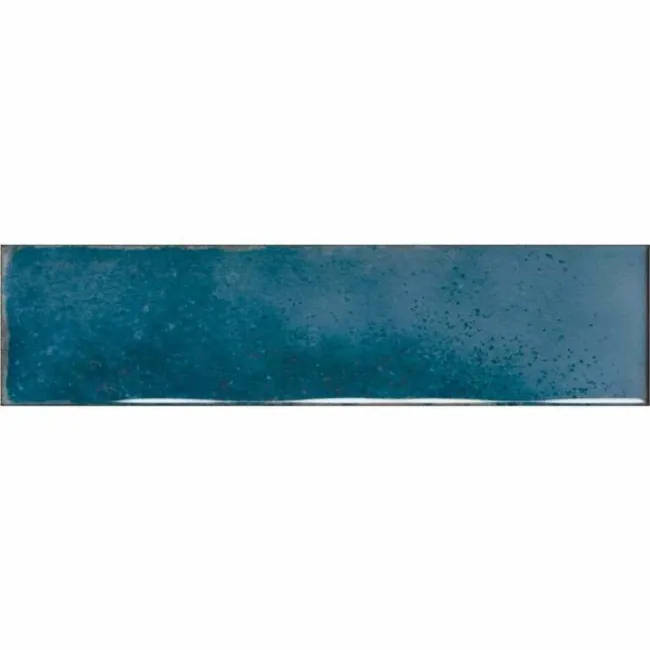 Style Aqua Blue Brick Effect Gloss Ceramic Wall Tile