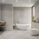 Nogal Block Decor Grey Wood Effect Matt Ceramic Wall Tile