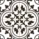 Avon White Victorian Patterned Matt Ceramic Floor Tile