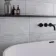 Fior Di Bosco Light Grey Decor Marble Effect Gloss Ceramic Wall Tile