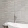 Nogal Block Decor Grey Wood Effect Matt Ceramic Wall Tile
