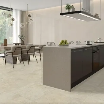 Roca Ostuni Beige Travertine Effect Matt Porcelain Floor Tile