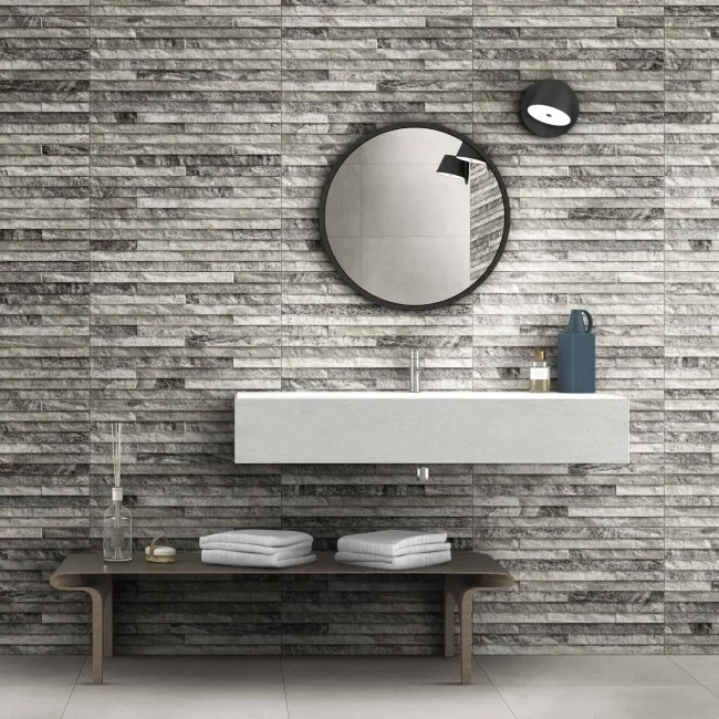 Erebor Steel Split Face Wall Tiles