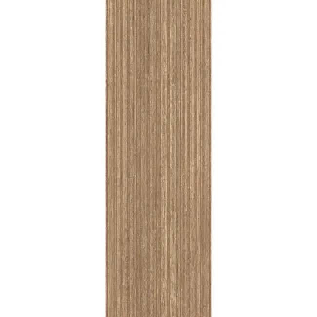 Roca Indiana Dark Oak Fluted Wood Effect Matt Ceramic Tile