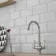 Subway Bevelled White Gloss Ceramic Wall Tile
