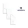Carrera White Marble Effect Rectified Polished Porcelain Wall and Floor Tile