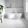 Alaskan Calacatta White Marble Effect Matt Porcelain Floor Tile