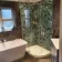 Raindrop Green Glass Mosaic 300x300