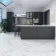 Lasa Golden Grey Marble Effect Polished Porcelain Floor Tile