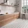 Leeds Black Patterned Matt Porcelain Floor Tile