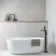 Oxide White Concrete Effect Matt Ceramic Wall Tile