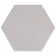 Kromatika Hexagon Grey Porcelain Wall & Floor Tile