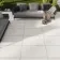 Mineral White Rustic Edge Stone Effect Porcelain Outdoor Slab