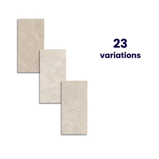 Premiere Beige Stone Effect Matt Ceramic Wall Tile