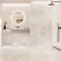 Mylos Ivory Stone Effect Matt Porcelain Wall & Floor Tile
