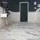 Calacatta Blue Marble Effect Polished Porcelain Floor Tile