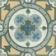Granada Green Victorian Patterned Matt Ceramic Floor Tile