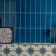 Linear Navy Blue Gloss Wall Tiles