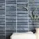 Rubik Blue Kit Kat Effect Gloss Ceramic Wall Tile