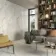 The Room Grey Marble Effect Polished Porcelain Wall and Floor Tile