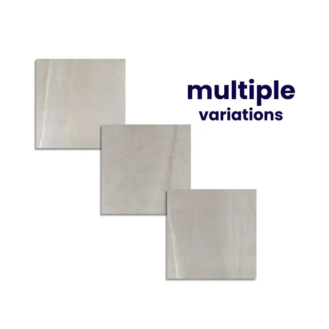 Stoneage Lux Grey Porcelain Semi Polished Floor Tile
