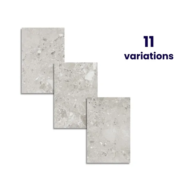 Ura Grey Stone Effect Matt Porcelain Outdoor Slab Tile