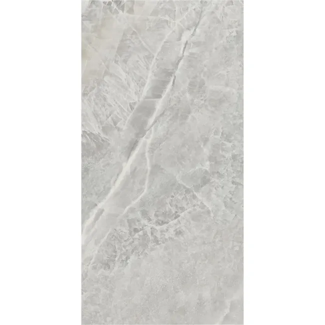 Electra Light Grey Crystal Marble Effect Matt Porcelain Tile