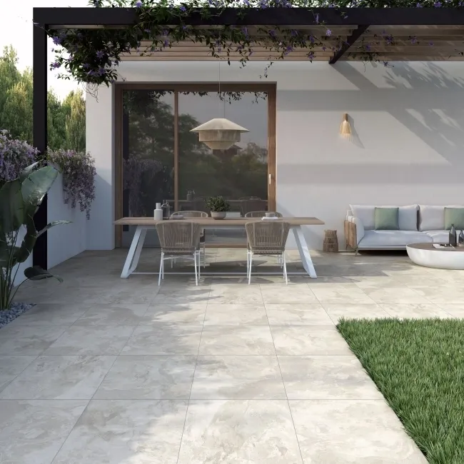 Slate Way Beige Matt Porcelain Outdoor Slab
