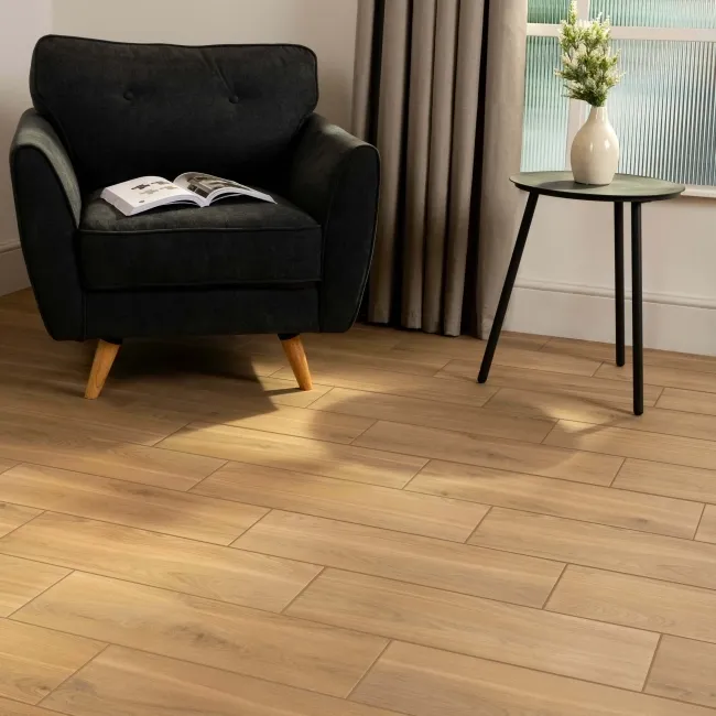 Timber Oak Wood Effect Matt Porcelain Floor Tile