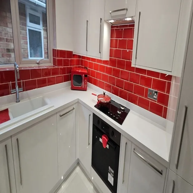 Metro Gloss Wall Red Metro Tiles