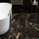 Sky Golden Black Marble Effect Polished Porcelain Floor Tile