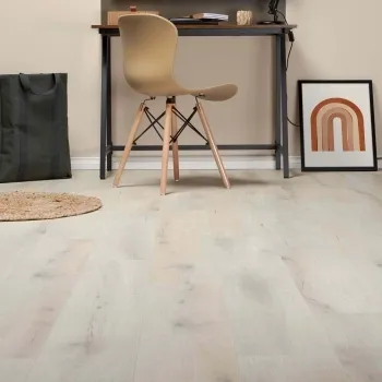 Londres Everest White Luxury Click Vinyl Flooring 4mm