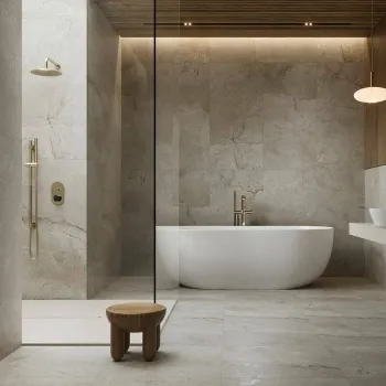 Mountain Grey Stone Effect Matt Porcelain Wall and Floor Tile