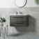 Bernini Light Grey Gloss Marble Effect Ceramic Wall Tile