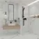 Carrera White Marble Effect Rectified Polished Porcelain Wall and Floor Tile