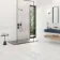 Enya White Concrete Effect Matt Porcelain Wall and Floor Tile
