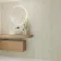 Fior Di Bosco Ivory Decor Marble Effect Gloss Ceramic Wall Tile