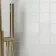 Hampton White Patterned Matt Glass Mosaic