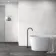 Lucca White Anti Slip Matt Stone Effect Porcelain Wall and Floor Tile