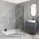 Marmostone Grey Rectified Matt Stone Effect Porcelain Wall and Floor Tile