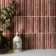 Rubik Garnet Red Kit Kat Effect Gloss Ceramic Wall Tile