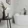 The Room White Italian Polished Porcelain Wall and Floor Tiles