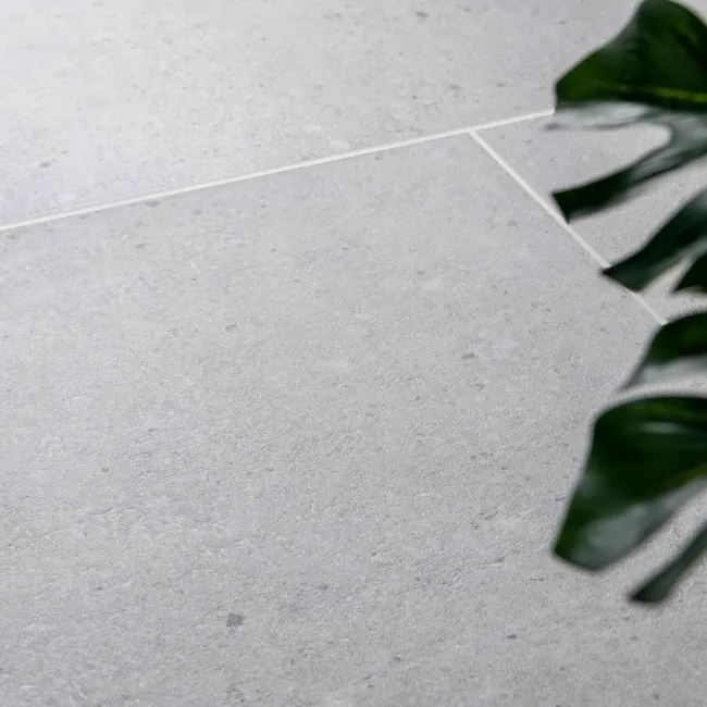 Flakestone Grey Concrete Effect Matt Porcelain Floor Tile