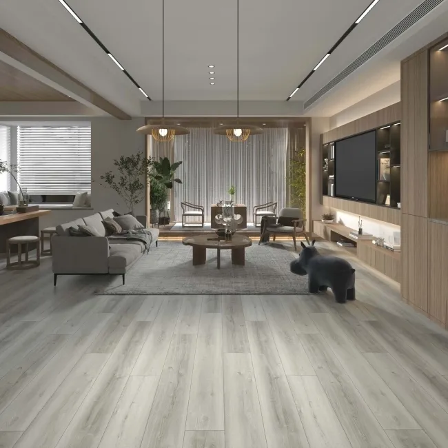 Sierra Grey Oak Effect Luxury Click Vinyl Flooring 5mm