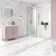 Carrera White Marble Effect Polished Porcelain Wall and Floor Tile