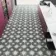 Supernova Star Black Patterned Matt Vitrified Ceramic Floor Tile