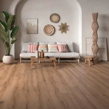 Essenza Roble Oak Wood Effect Matt Porcelain Floor Tile